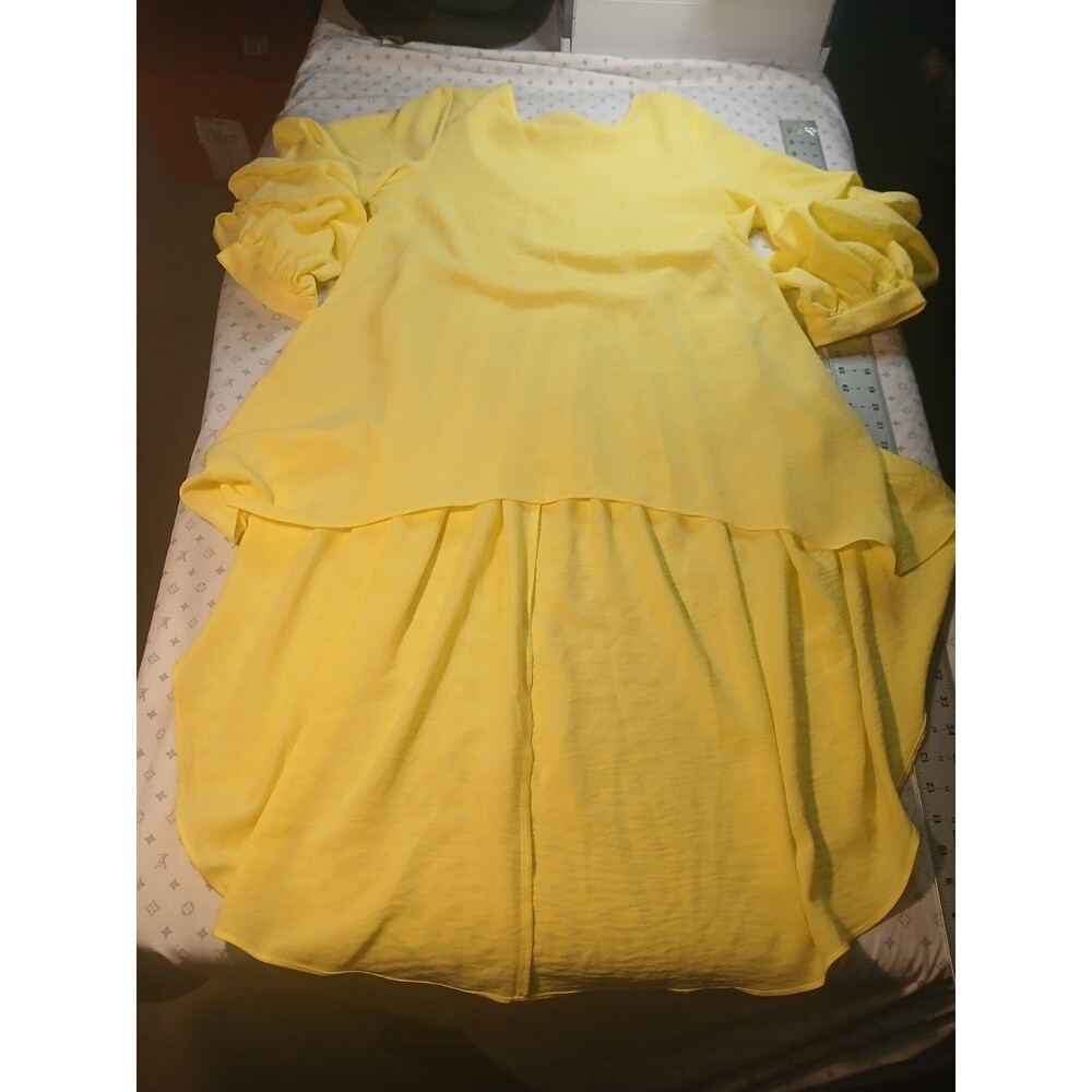 P Luca Milano Yellow Sun Dress Summer Size M Medium
